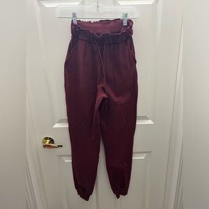 Lululemon Maroon Joggers